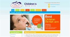 Desktop Screenshot of childrendentistsangli.com